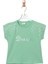Dıva Parıltılı Crop Tshirt Mint Yeşili 1