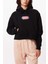 Kadın Nakış Detaylı Cropped Kapüşonlu Sweatshirt – Pamuk Karışımlı Şık Tasarım 1