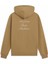 100% Pamuk Ice Brown Hoodie - 'not From Paris Madame' Sloganlı Şık Süet Kapüşonlu 1