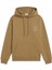 100% Pamuk Ice Brown Hoodie - 'not From Paris Madame' Sloganlı Şık Süet Kapüşonlu 2
