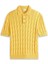 Şık Sarı Kısa Kollu Sweatshirt: Le Polo Torsade - Yüksek Kalite Pamuk ve Kaşmir Karışımı 1