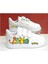 Sarı Poki Baskılı Çocuk Spor Ayakkabı Sneaker 1