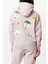 Kadın Açık Mor Kapüşonlu Sweatshirt – Baskılı & Nakışlı, Pamuk Karışımlı Rahat Kalıp 2
