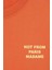 Rust Renkli %100 Pamuk Sloganlı Erkek Sweatshirt - Not From Paris Madame 3