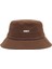 Yumuşak Pamuklu Unstructured Flat Top Bucket Hat - Obey Işlemeli, 3 Renk Seçeneği 1