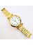 Marka Altın Renkli Retro Kadın Kol Saati 1