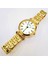 Marka Altın Renkli Retro Kadın Kol Saati 2