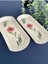 Flora 2 Adet Oval Kahvaltı Sunum Tabağı 2
