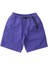100% Pamuk G Shorts - Erkekler Için Mor ve Açık Kahverengi Şort 1