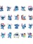 Stitch Seri 2 Defter Suluk Laptop Notebook Tablet Telefon Kılıf Sticker Seti 4