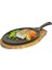 Bbq Oval Servis Tavası, Ahşap Tepsili, 39,5X19,5X5 Cm, Isı Tutucu 2