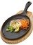Bbq Oval Servis Tavası, Ahşap Tepsili, 39,5X19,5X5 Cm, Isı Tutucu 3