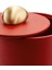 Tall Pebble Trinket Box, Kırmızı Deri Süs Kutusu 2
