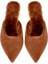 Brenda 2.0 Süet Shearling Kadın Mule Topuklu Terlik 3