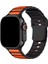 Apple Watch 10 9 8 7 6 Se Ultra Uyumlu 42 44 45 46 49MM Çift Renk Bakla Desen Hibrit Silikon Kordon 1