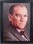 Mustafa Kemal Atatürk Lüks Çerçeveli Asılabilir 1000 Parça Hazır Puzzle 68*48 cm -Siyah Renk Çerçeve 1