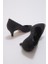 Kadın Ptra Siyah Süet Stiletto 3
