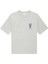 100% Pamuklu Ribanalı Gri Le T-Shirt Vase - Özel Ön Arka Baskı 2