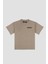 Vintage Community T-Shirt | %100 Pamuk, Bej Renk, Grafik Baskılı 1