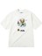 Par 5 Bear T-Shirt - %100 Pamuk, Ecru Renk, Rahat Kesim Üst 1