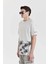Starry Night T-Shirt - Erkekler Için Oversized Pamuklu Gri Tişört 2