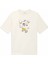100% Pamuk Le T-Shirt Balade - Ribanalı Krem Renkli Tişört 1