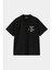 %100 Pamuklu Siyah S/s Cross Screw T-Shirt - Konfor ve Şıklık Bir Arada 1