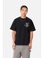 %100 Pamuklu Siyah S/s Cross Screw T-Shirt - Konfor ve Şıklık Bir Arada 3