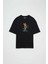 Domrebel 200GSM Pamuk Cash T-Shirt - Özgün Sanat Baskılı Rahat Fit Tasarım 1