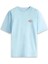 Le T-Shirt Drôle - Rahat Kesim, %100 Pamuklu, Mavi Logo Baskılı Tişört 1