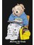 100% Pamuk Siyah Making The Grade Bear Erkek Kapüşonlu Süveter 2