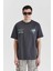 Asphalt Tiffany T-Shirt: Oversized Fit, Gri Pamuk Tişört - Erkekler Için Şık Seçim 1
