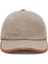 La Casquette Jacquard Erkekler Için Şık Bej Yün Karışımlı Beyzbol Şapkası 1
