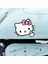 Hello Kitty Orta Parmak Araba Oto Motor Kask Depo Kapağı Sticker 1