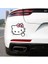 Hello Kitty Orta Parmak Araba Oto Motor Kask Depo Kapağı Sticker 4