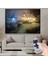 LED Işıklı Uzaktan Kumandalı Dağ Evi Kanvas Tablo 2