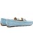 Hakiki Süet Kadın Tokalı Loafer 700914 5