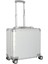 Gemini 42,5 cm 4 Tekerlekli Laptop Bölmeli Pilot Valiz, Alüminyum, Gümüş 3