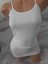 Beyaz Ip Askılı %94 Pamuk %6elastan Tutku Likralı Kadın Atlet 4