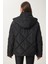Kapüşonlu Şişme Mont LNT0008 SİYAH 7