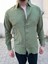 Erkek Dökümlü Modal Kumaş Gömlek Old Money Gömlek Erkek 2