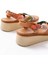 730-037 Multi Hakiki Deri Ortopedik Taban Kadın Sandalet 5