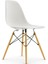 Eames Plastik Yan Sandalye, Charles & Ray Eames Ahşap Ayaklı Ikonik Tasarım 1
