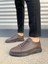 TB0535 Prime Bağcıklı Cilt Erkek Günlük Sneaker Ayakkabı Cst - Kahverengi 2
