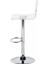Busan Şeffaf Döner Bar Sandalyesi 2'li Set, 57–79 cm Ayarlı, Akrilik, Modern Tasarım 5