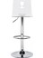 Busan Şeffaf Döner Bar Sandalyesi 2'li Set, 57–79 cm Ayarlı, Akrilik, Modern Tasarım 6