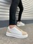TB007 Alba Bağcıksız Süet Cilt Erkek Günlük Sneaker Ayakkabı Scbt Bej/beyaz 1