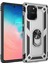 Samsung Galaxy A91 / S10 Lite Kılıf Sofya Yüzüklü Silikon Kapak - Gümüş Svlrs 1