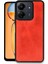 Xiaomi Redmi 13C Kılıf Aras Deri Kapak - Kırmızı Svlrs 1