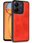 Xiaomi Redmi 13C Kılıf Aras Deri Kapak - Kırmızı Svlrs 2